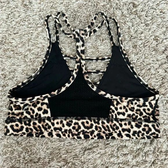 Zyia Leopard Grid Bra - Picture 2 of 4